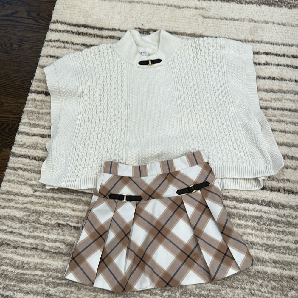 Janie and Jack Sweater and Skirt
